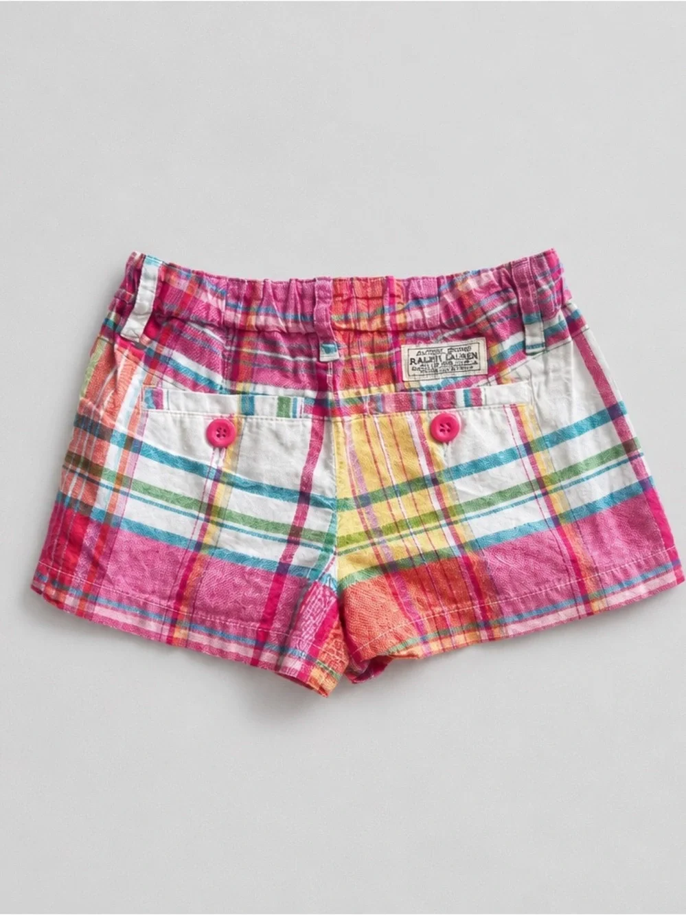 Ralph Lauren Multicolor Plaid Cotton Shorts
